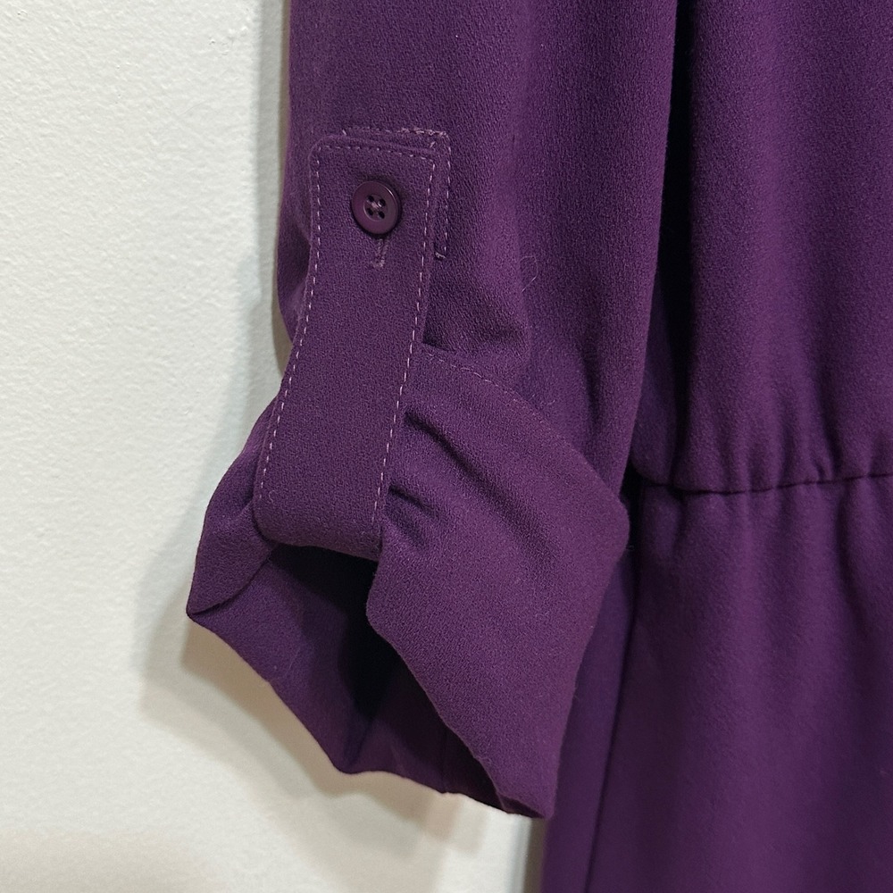 Alice + Olivia Cinched Waist Blazer Jacket Womens Small Purple Chic French Girl - Picture 5 of 14